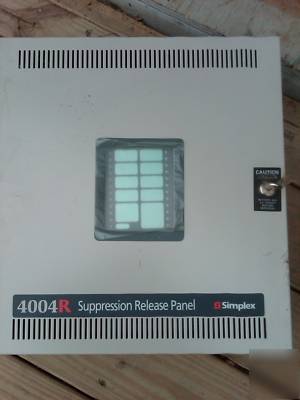 Simplex 4004R suppression release fire alarm panel
