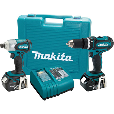 Free shipping makita 2PC lxt li-ion combo kit 18V