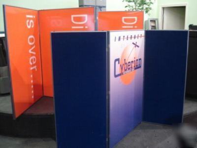 Trade show portable original 8 panel display booth whee