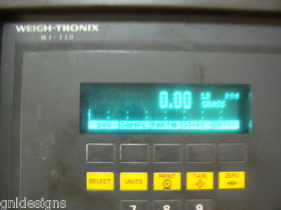 Weigh-tronix wi-130 display+3735 bench scaleâ˜…160KG/352#