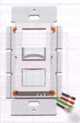 Decorative fluorescent 3-way 3 way slide dimmer, white 