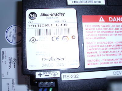 New allen bradley panelview 600 2711-T6C10L1 