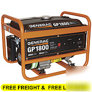 New generac 5723 gp series 1800 watt portable generator