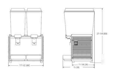 New grindmaster/crathco D25-3 beverage dispenser *** ***