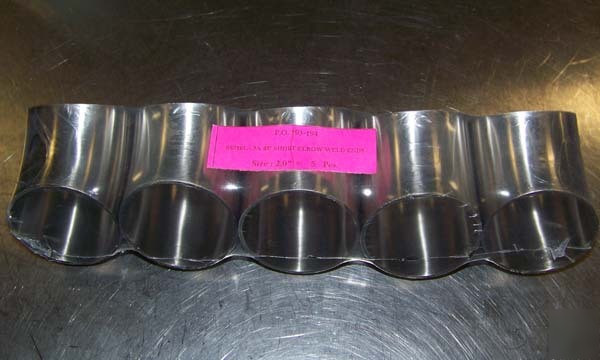 New lot 5 3A sanitary 45Â°elbows F93-194/weld end/2