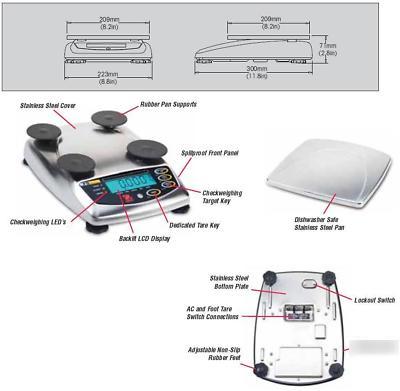 New ohaus FD15 bench scale 