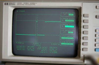Agilent 54503A 500 mhz 4 ch oscilloscope no burn 10430A