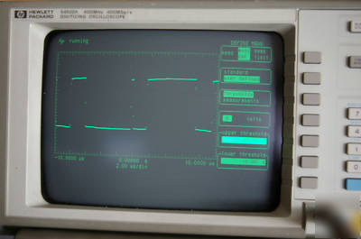 Agilent 54503A 500 mhz 4 ch oscilloscope no burn 10430A