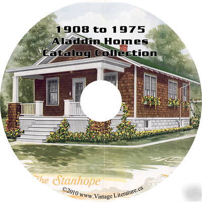 1908 to 1975 aladdin home plans catalog on dvd