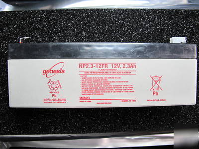 Enersys genesis NP2.3-12FR 12V 2.3A rechargble battery