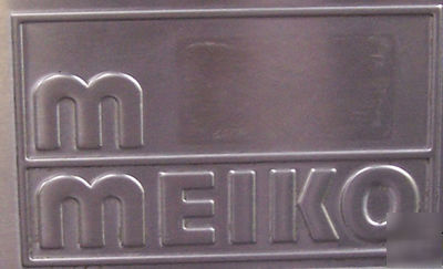 Meiko commercial high temp. dish machine door type