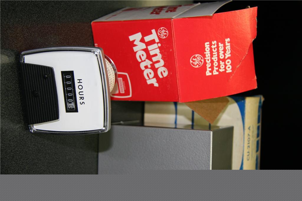 New ge 120V industrial timer run time meter hour machin