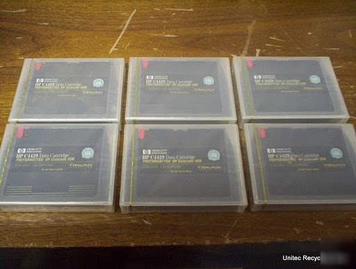 New lot of 6 brand hp C4429 data cartridges