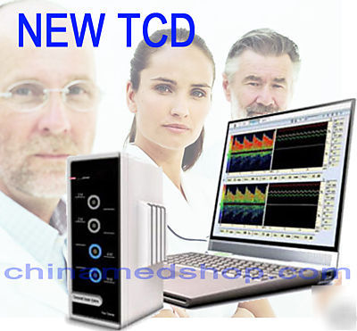 New tcd transcranial doppler system w 4MHZ+2MHZ probes 