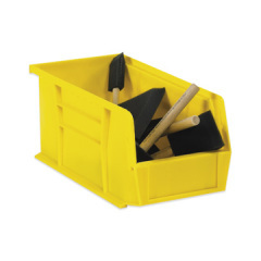 Shoplet select yellow plastic stack hang bin boxes 8
