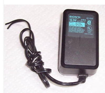 Sony ac-EV2, us standard power supply 13.5V dc/1000MA