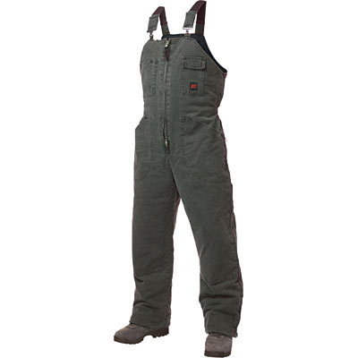 Tough duck washed insulated overall - xxx-l, moss