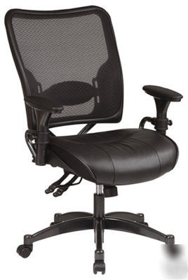 Office star dual function air grid managers chair 6806