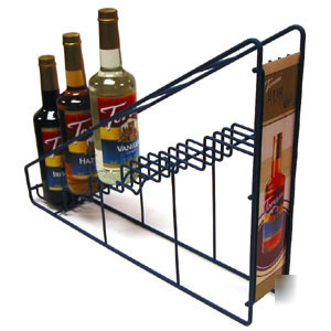 Torani syrup 6-bottle wire rack pronto products co 