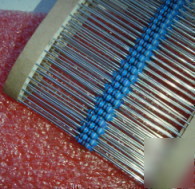 1/4 watt, metal film resistor 22K ohm...lot of 200