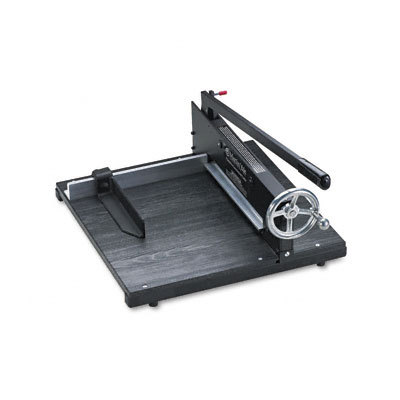 Commercial 200-sheet stack paper cutter, wood base 
