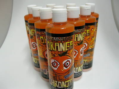 Lot of 12 orange chronic glass pyrex cleaner