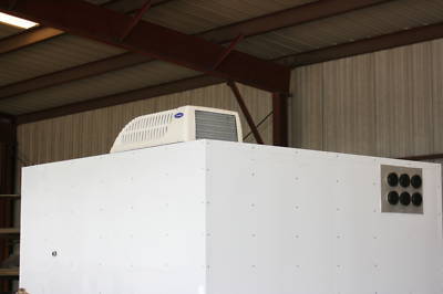 Modular steel building for office or portable restrooms