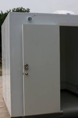 Modular steel building for office or portable restrooms