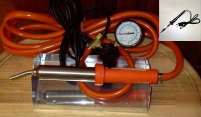 Plastic welder welding kitw/ 55 fairing plastic abs pvc