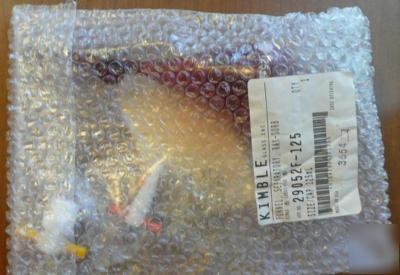 Red 125 ml separatory funnel pyrex lab glass chemistry