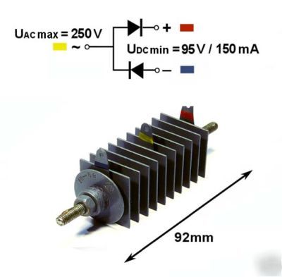 Russian selenium rectifier 95V 0,15A lot of 2