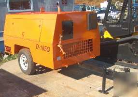 Used 2000 sullivan/palatec sullair D185Q air compressor