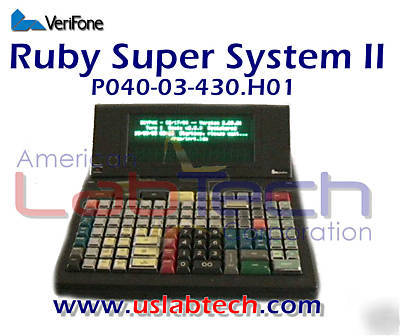 Verifone ruby super syst ii P040-03-430.H01 P040-03-430