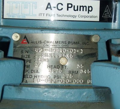 Water pump, 3/4 hp electric, 37 gpm @ 35 ft head
