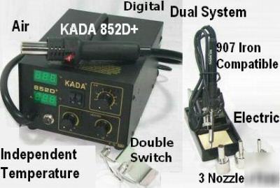 Kada 852D+ rework welder station smd smt hot air & iron