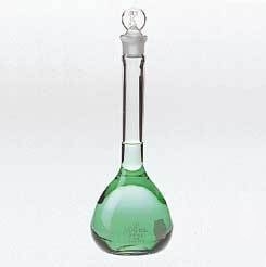 Kimble/kontes kimax volumetric flasks with: 28017 2000