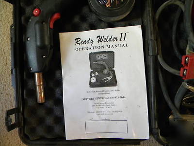 Ready welder ii 10000 adp portable mig wedling kit