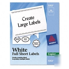 Avery selfadhesive address labels for copiers