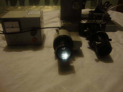 Leitz diavert inverted photographic microscope