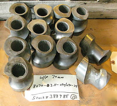 ZSK70 twin screw segments heaters coperion wp extruder