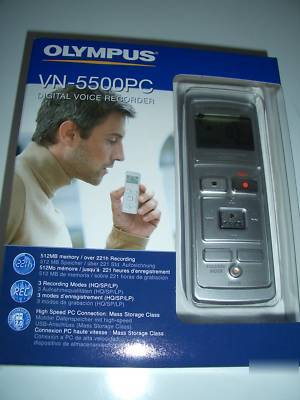 New olympus vn-5500PC digital voice recorder+ pc link * *