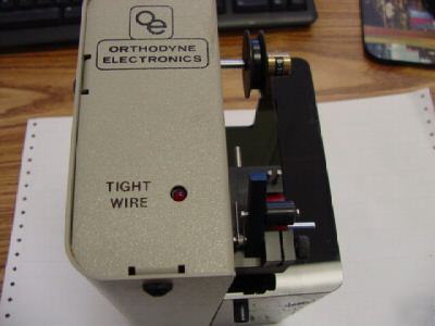 Orthodyne electronics tight wire bonder, spool holder <