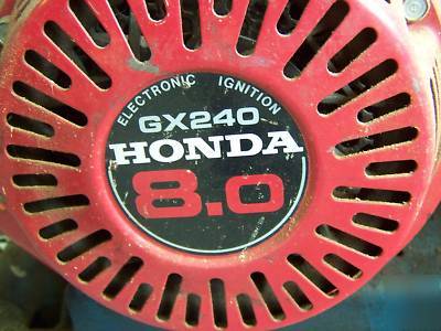 Emglo K5HGA-8P 10CFM portable air compressor honda 