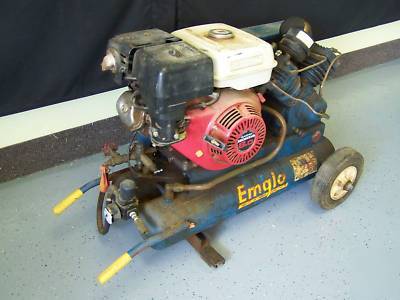 Emglo K5HGA-8P 10CFM portable air compressor honda 