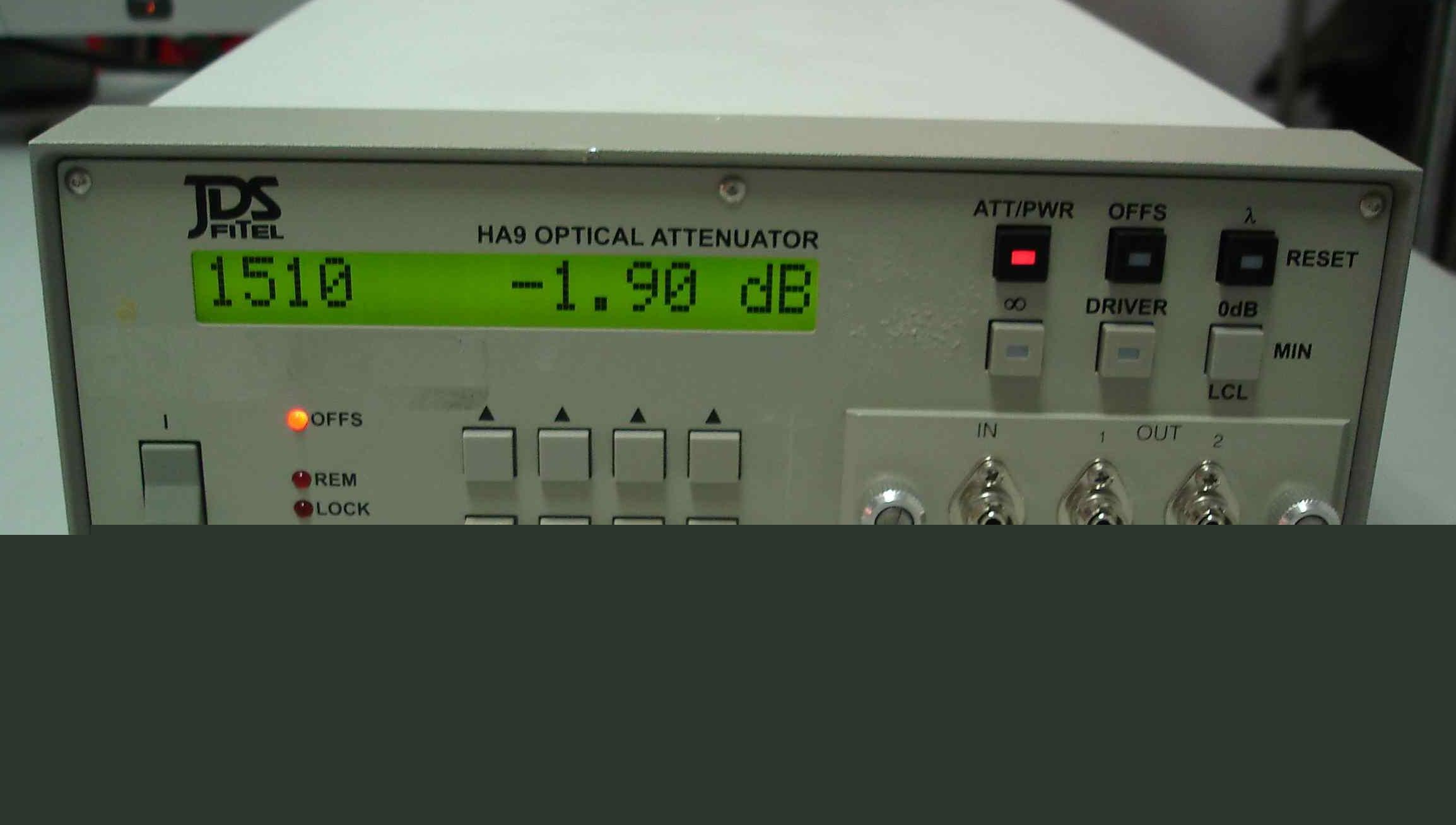 Jds uniphase HA9 optical attenuator HA97E+11KFP1