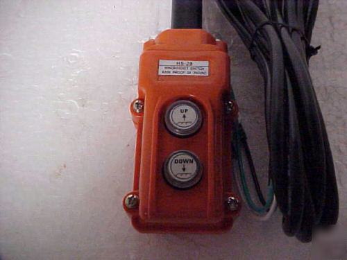 2 button remote control. winch, pump, gate, dump