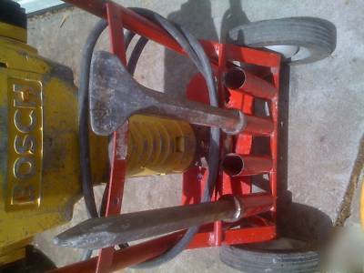 Bosch brute jack hammer breaker cart chisels