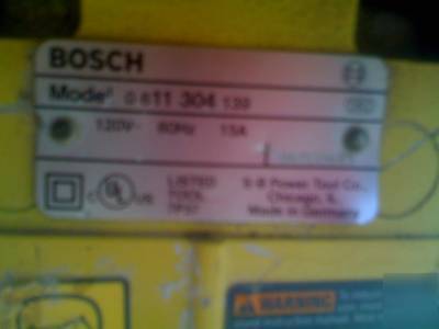 Bosch brute jack hammer breaker cart chisels