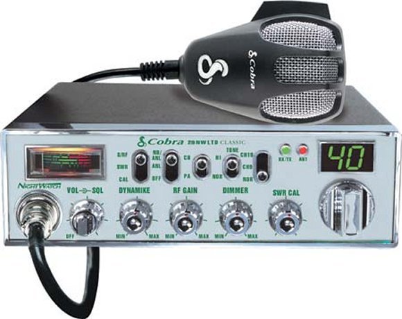 Cobra cb radio w/dynamike gain & night watch 29-nw 29NW