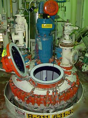 De dietrich glass lined reactor, 200 gallon